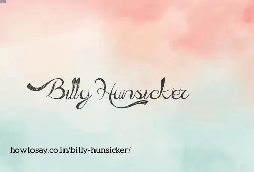 Billy Hunsicker