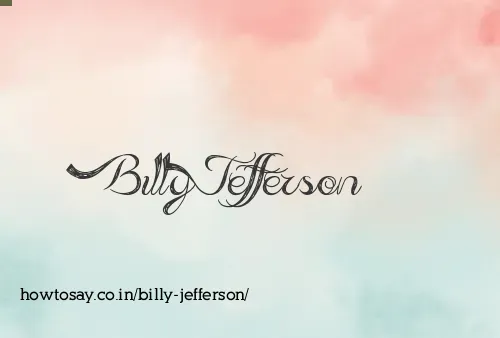 Billy Jefferson