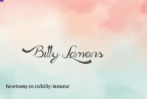 Billy Lamons