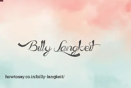 Billy Langkeit