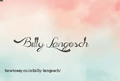 Billy Langosch