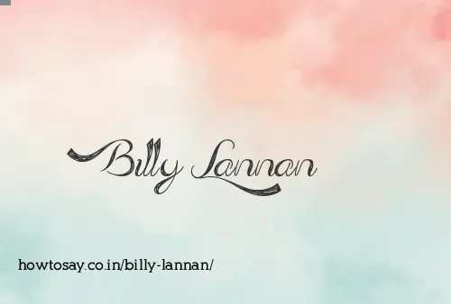 Billy Lannan
