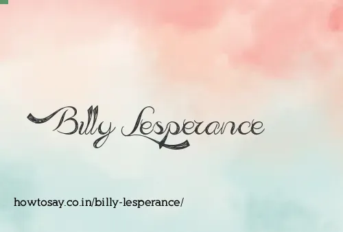 Billy Lesperance