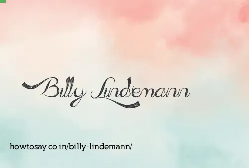 Billy Lindemann