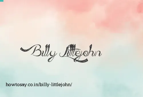 Billy Littlejohn