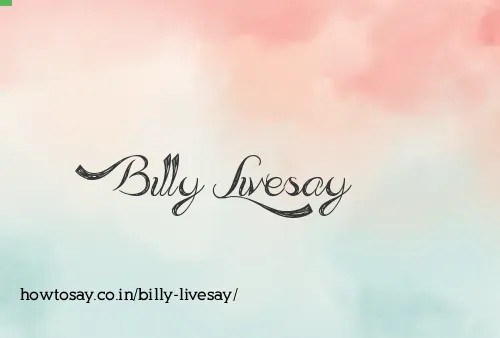 Billy Livesay