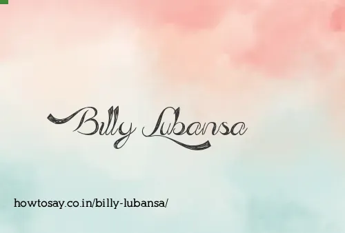 Billy Lubansa