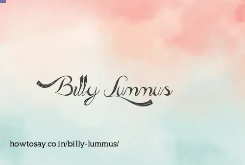 Billy Lummus