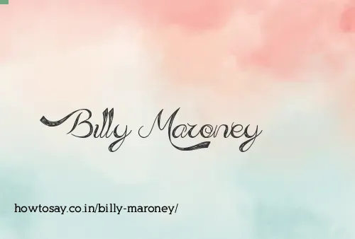 Billy Maroney