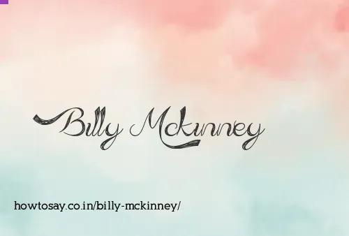 Billy Mckinney
