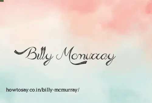 Billy Mcmurray