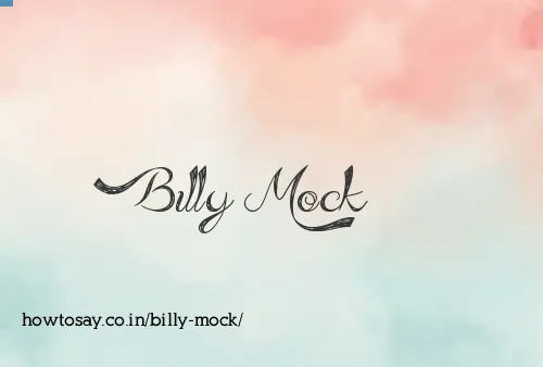 Billy Mock