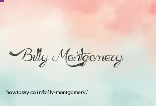 Billy Montgomery