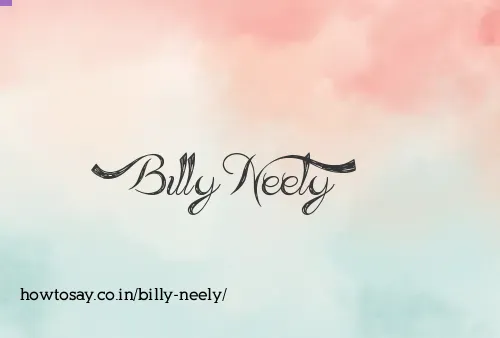 Billy Neely