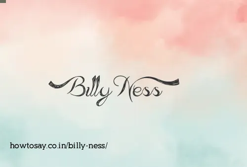 Billy Ness