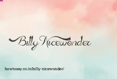 Billy Nicewonder