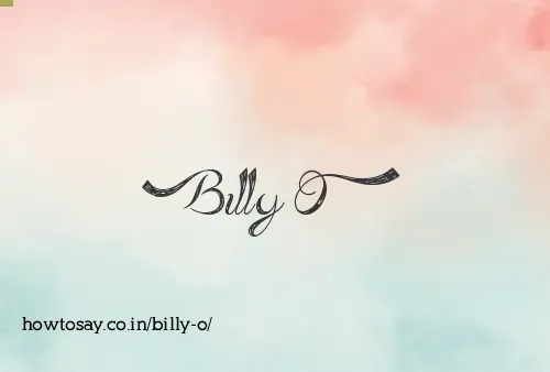 Billy O