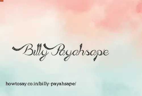 Billy Payahsape