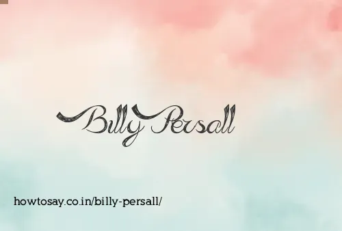 Billy Persall