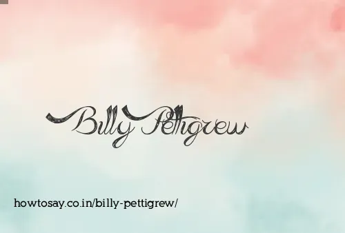 Billy Pettigrew