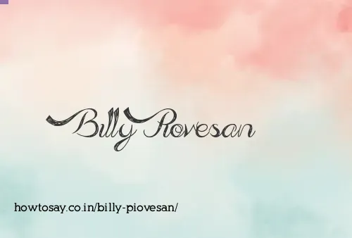 Billy Piovesan