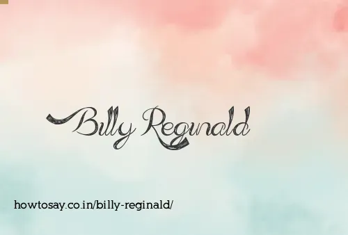 Billy Reginald