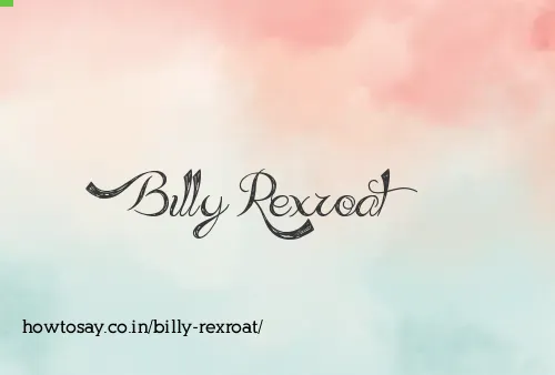 Billy Rexroat