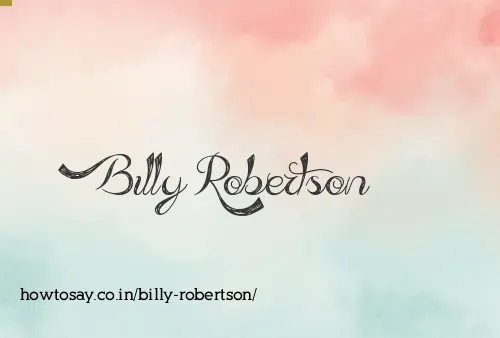 Billy Robertson