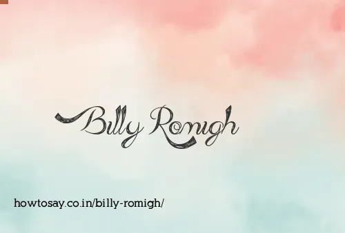 Billy Romigh