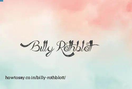 Billy Rothblott