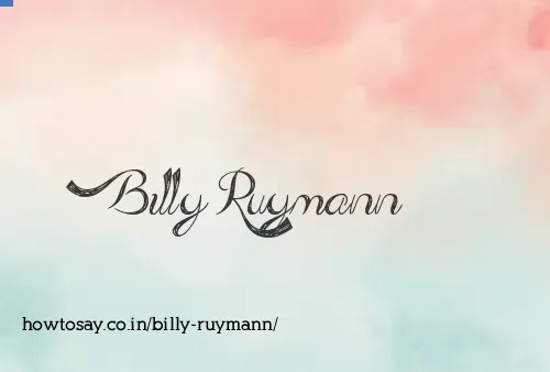 Billy Ruymann