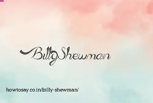 Billy Shewman