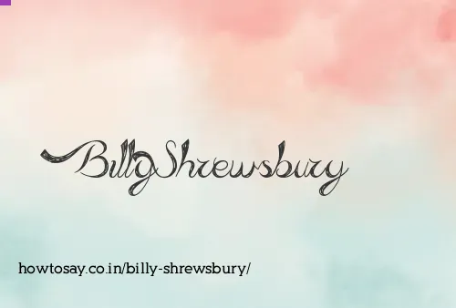 Billy Shrewsbury