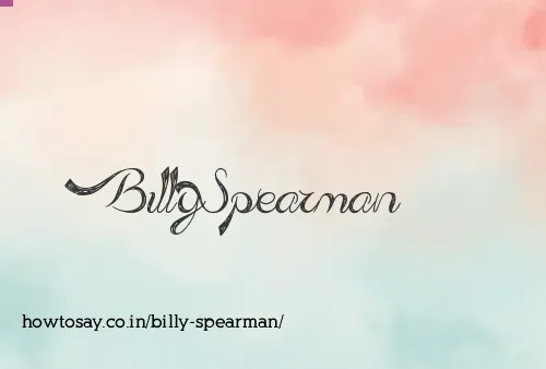Billy Spearman