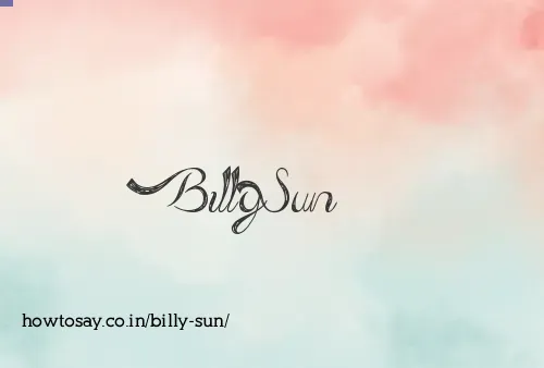 Billy Sun