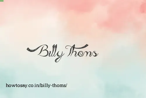 Billy Thoms