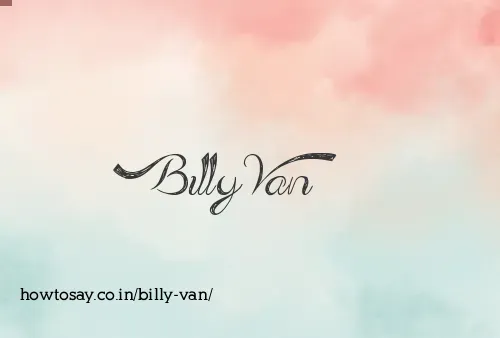 Billy Van