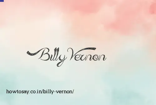 Billy Vernon