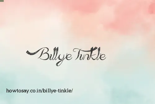 Billye Tinkle