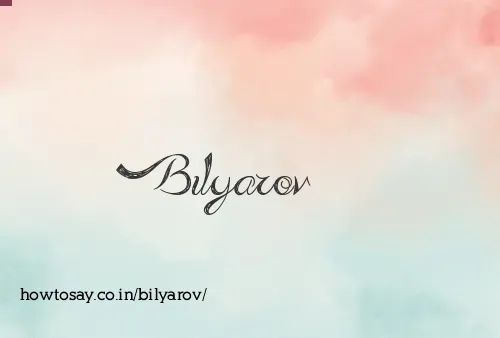Bilyarov