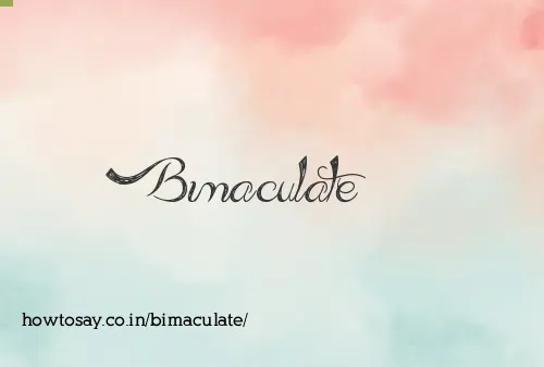 Bimaculate