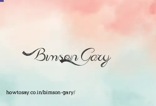 Bimson Gary