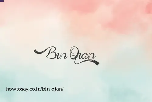 Bin Qian