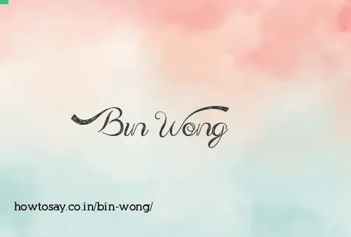 Bin Wong