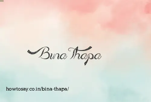 Bina Thapa
