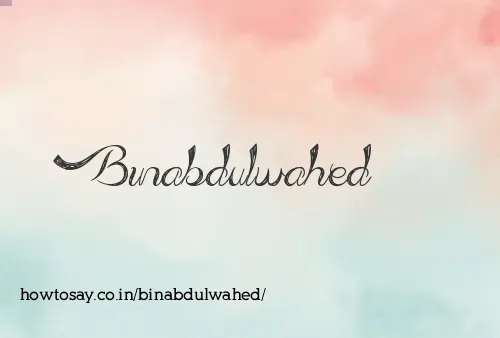 Binabdulwahed