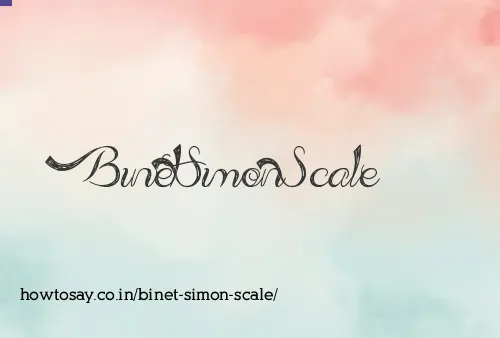 Binet Simon Scale