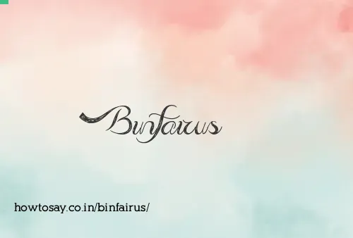 Binfairus
