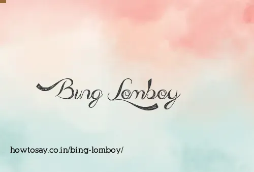 Bing Lomboy