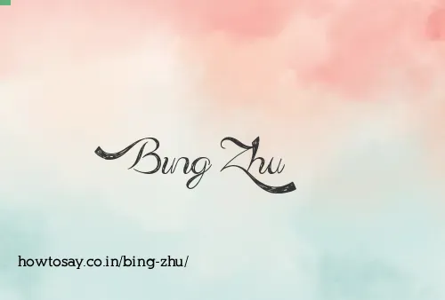 Bing Zhu